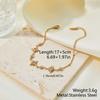 Landy Waterproof Polaris Star Moon Double Chain Bracelet Stainless Steel Hypoallergenic Gold Plated Chain Bracelets for Party