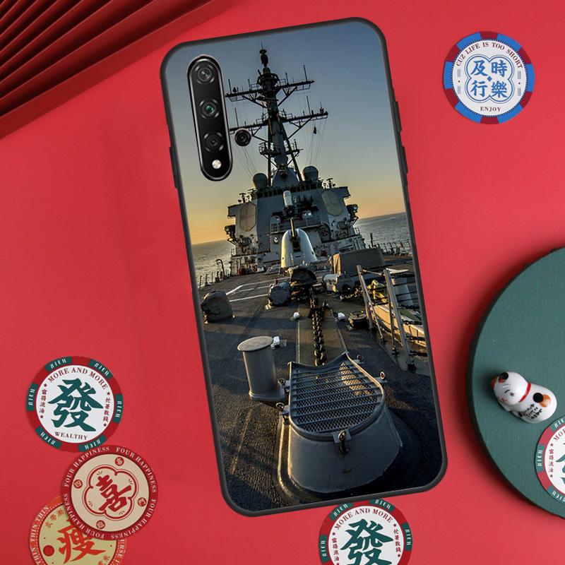 Военный корабль ВМФ Для Huawei Nova 11i 8i 12i 12s 9 10 SE Y60 Y70 Y90 Y72 Y73 Y61 Y91 P60 Pro P30 P40 Lite Чехол