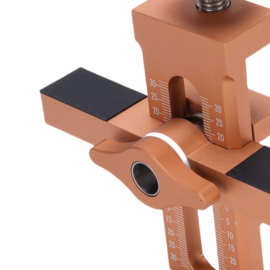 Позиционер для установки дверцы шкафа Алюминиевый сплав Регулируемый инструмент-кондуктор для монтажа дверцы шкафа для DIY Большинство дверц шкафов