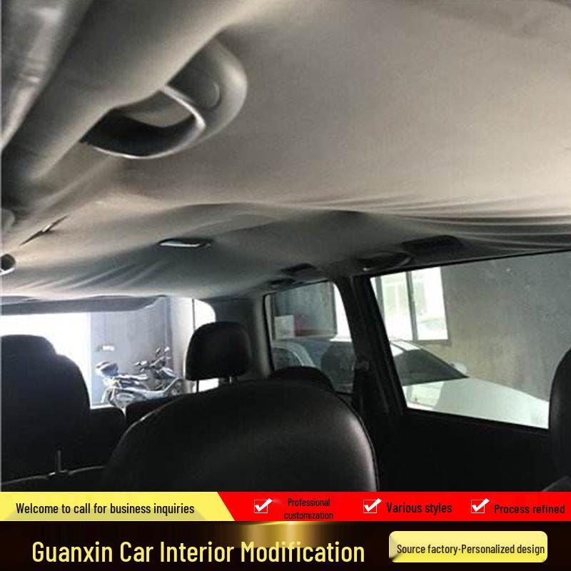 Starry Sky Suede Fabric for Car Headliner Renovation and Color Change