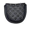 Mallet Type Putter Cover for 2 Balls, Odyssey, Etc. (Black)