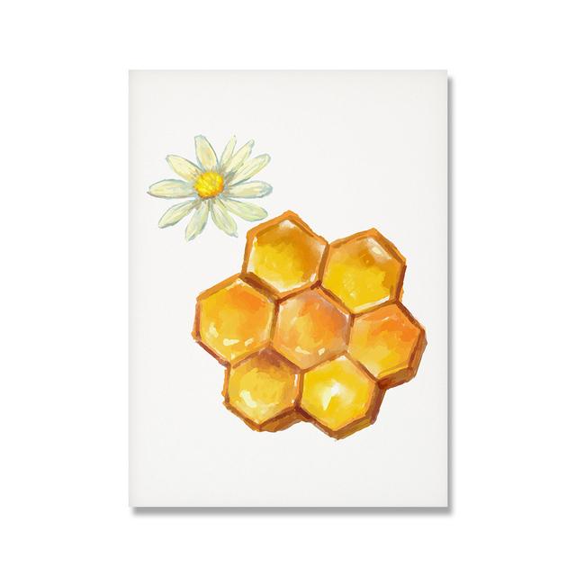 Антикварный принт с пчелой, натуральный постер, насекомое, ретро, ​​китайская пчела, настенная живопись маслом