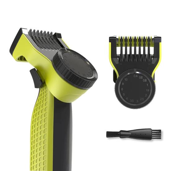 14 Length Adjustable Guide Comb for Philips One Blade QP2520 QP2530 QP2620 QP2630 Electric Trimmer Shaver Attachment Positioning Comb Cleaning