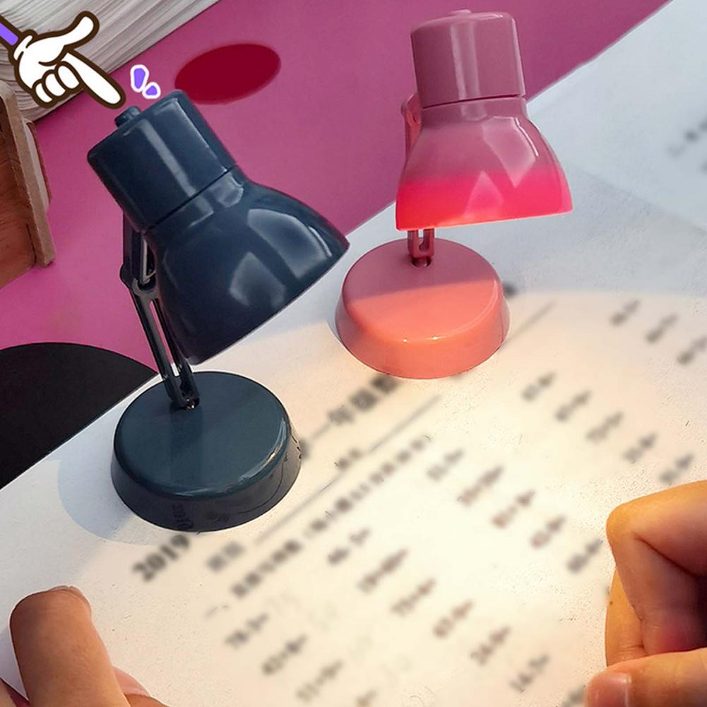 Светодиодная настольная лампа, мини-складная лампа для ночного чтения, книжные лампы для домашней комнаты, компьютера, ноутбука, стола, ночники, защита глаз