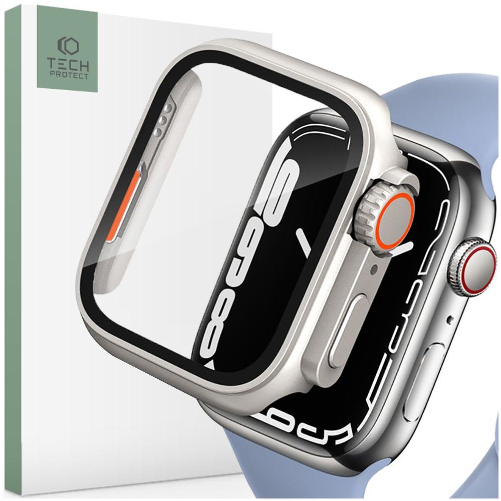 Tech-Protect Defense360 Apple Watch 4 / 5 / 6 / Se (44Mm) Titanium/Orange