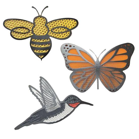 Пчелиная станция с плавающим островом для опылителей Пчелиная станция с сотовым дизайном Плавающий пчелиный остров для кормления садовых диких опылителей