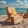 Custom Name Ultra-Soft Beach Towel with Lion Theme,Ideal for Pool - Camping, Diving - Perfect Travel Essential, Vibrant Beach Towel.
