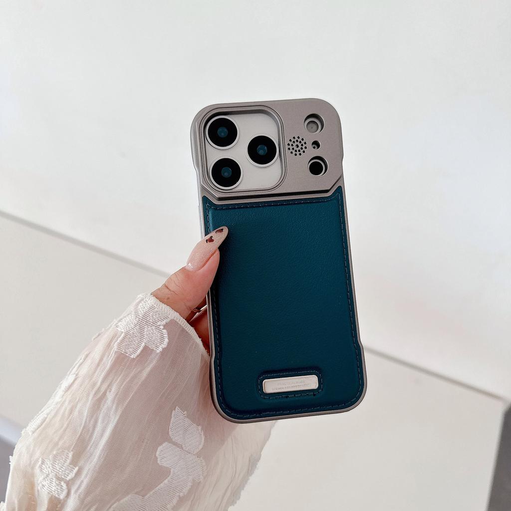 Frameless aromatherapy mobile phone case is suitable for iPhone17promax leather Apple 16 anti-drop magnetic suction 15 protective case.