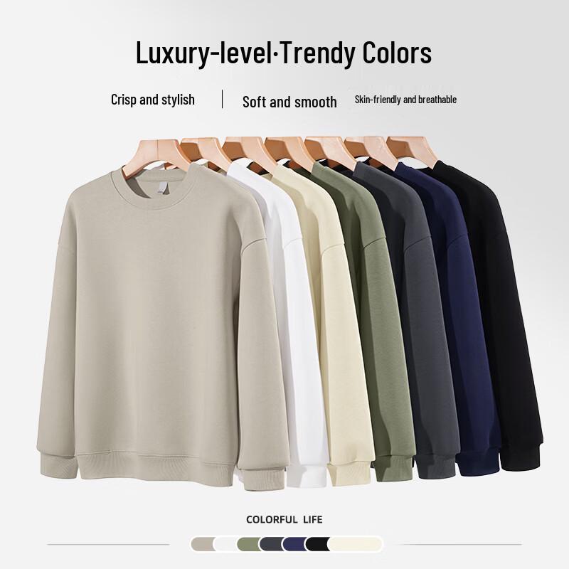 JEANSWEST Мужской свитшот свободного кроя с круглым вырезом и длинным рукавом