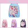 Cute Cartoon Unicorn Print Kids Backpack Large Capacity Breathable Nylon Schoolbag
