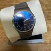 Подержанные часы SKAGEN с синим циферблатом из нержавеющей стали