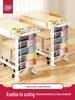 Wusheng Bookshelf: Desk Organizer & Side Hanging Book Pocket for Students