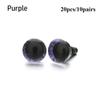 20pcs/10pairs 8 Colors Puppet Crystal Eyes with Washer Glitter Crystal Eyes  DIY Doll Accessories
