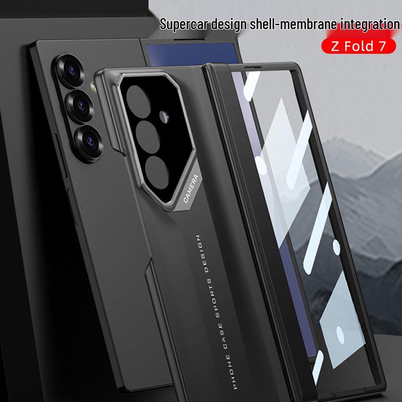 Тонкий магнитный чехол для Samsung Z Fold7 Supercar с защитой шарнира