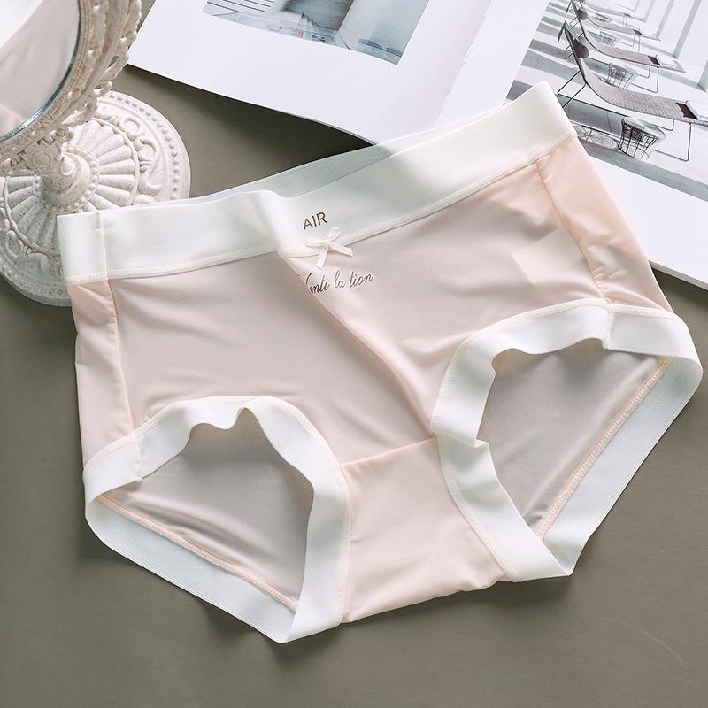 Ultra-Thin Seamless Nylon Ice Silk Women's Briefs - Comfortable, Breathable Nude Mask Summer Underwear