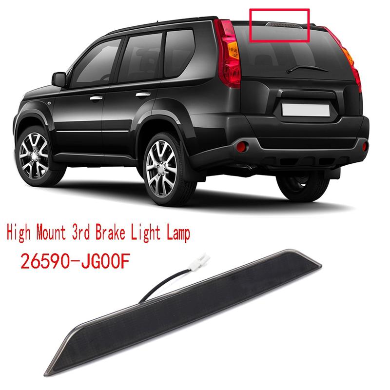 Черный Высокорасположенный 3-й Стоп-сигнал для Nissan X-Trail T31 2008-2013 Светодиодный Задний Стоп-сигнал 26590-JG00F