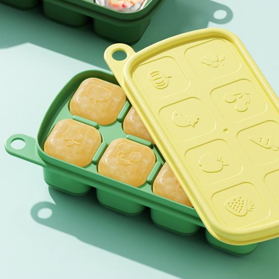 Силиконовая форма для кубиков льда, не содержащая бисфенол-А, гибкий лоток для льда, легко снимаемый, штабелируемый, для приготовления кубиков льда для коктейлей, кофейных напитков