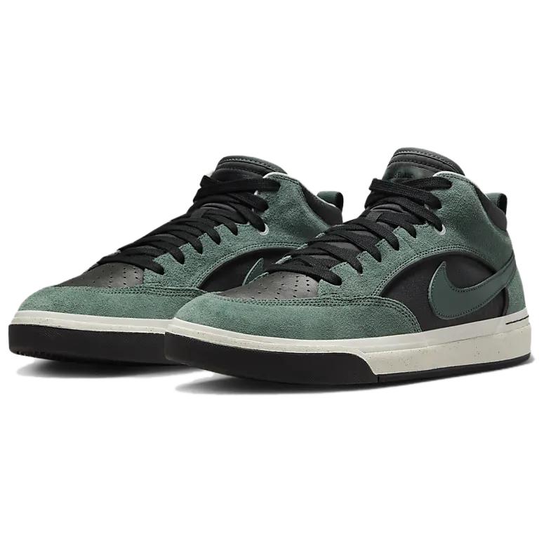 Nike Sb React Leo Винтажный зеленый черный антрацитовый обувь для скейтборда DX4361-302