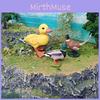 Farm Animal Pvc Decor Set With Realistic Duck Goose And Chicken Models For Kids Educational Play