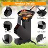 1pc Multi-functional Rocket Stove, Stove Backpacking For Outdoor Cooking, Camping