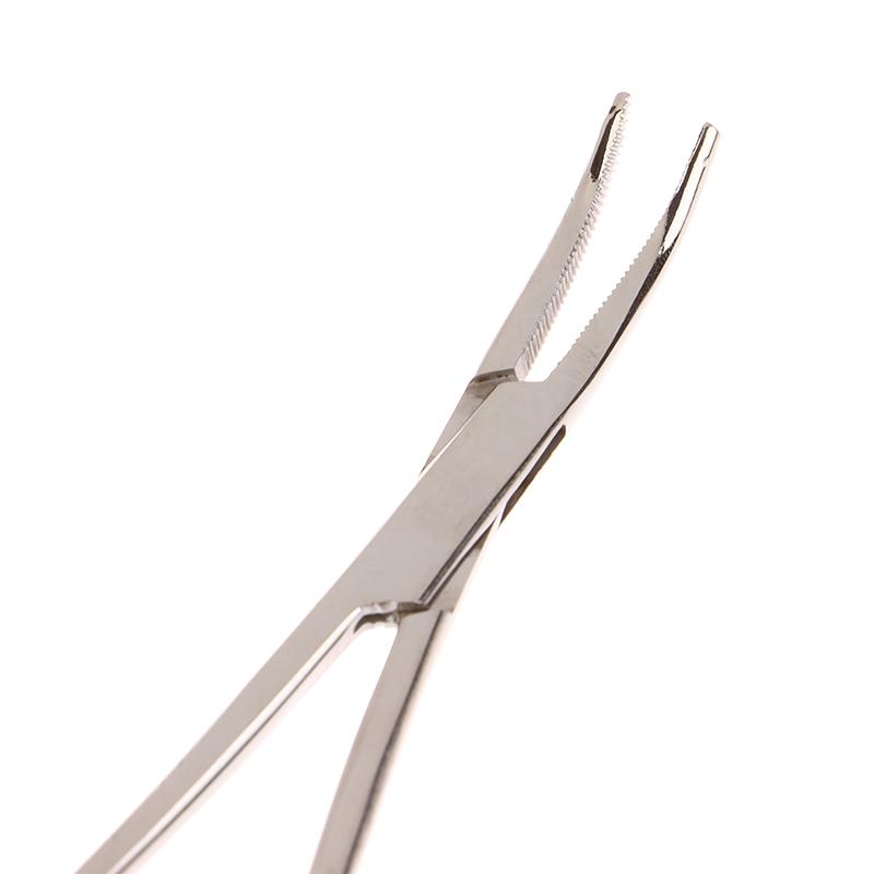12.5/14/16/18 см Изогнутоносые/Прямые Изогнутые Ножницы-Пинцеты из Нержавеющей Стали с Блокировкой, Зажимные Пинцеты, Гемостатические Зажимы