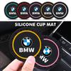 Автомобильный силиконовый противоскользящий коврик подставка коврик для подстаканника аксессуары для E30 E34 E36 E39 E46 E52 E53 E60 E61 E62 E70 E71 E83