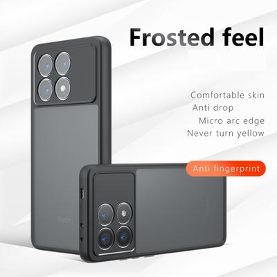 Матовый Чехол Для Xiaomi POCO F6 Pro Чехол Силиконовый Полупрозрачный Матовый TPU Защитный Чехол Для Телефона POCO F6 Pro Чехол POCO F6 Pro