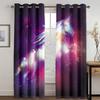 Блэкаут шторы для гостиной спальни кухни Фантастические шторы с единорогом Затемняющие портьеры Cortinas Para La Sala