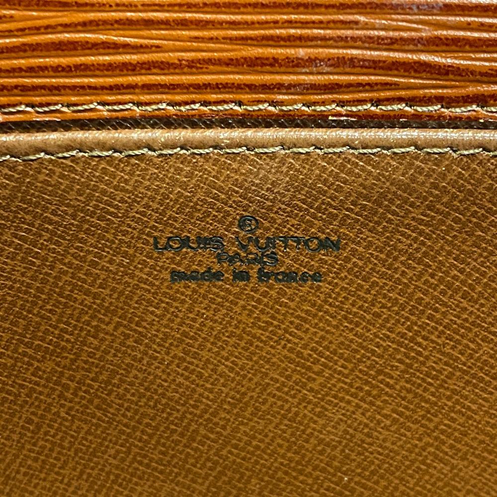 LOUIS VUITTON M52723 business bag Epi Epi Leather Jena 28 Clutch bag Brown Epi Leather mens Used