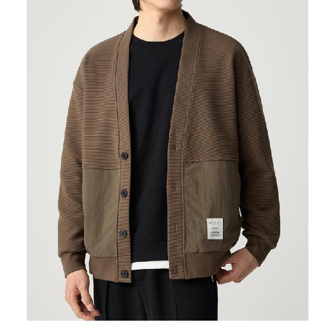 Простой стиль осенний мужской вязаный кардиган для молодежи мужской корейский стиль универсальный осенне-зимний пара серый с отложным воротником свитер пальто