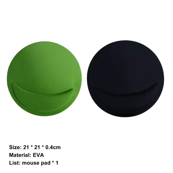 Прочный коврик для мыши яркого цвета, круглый
