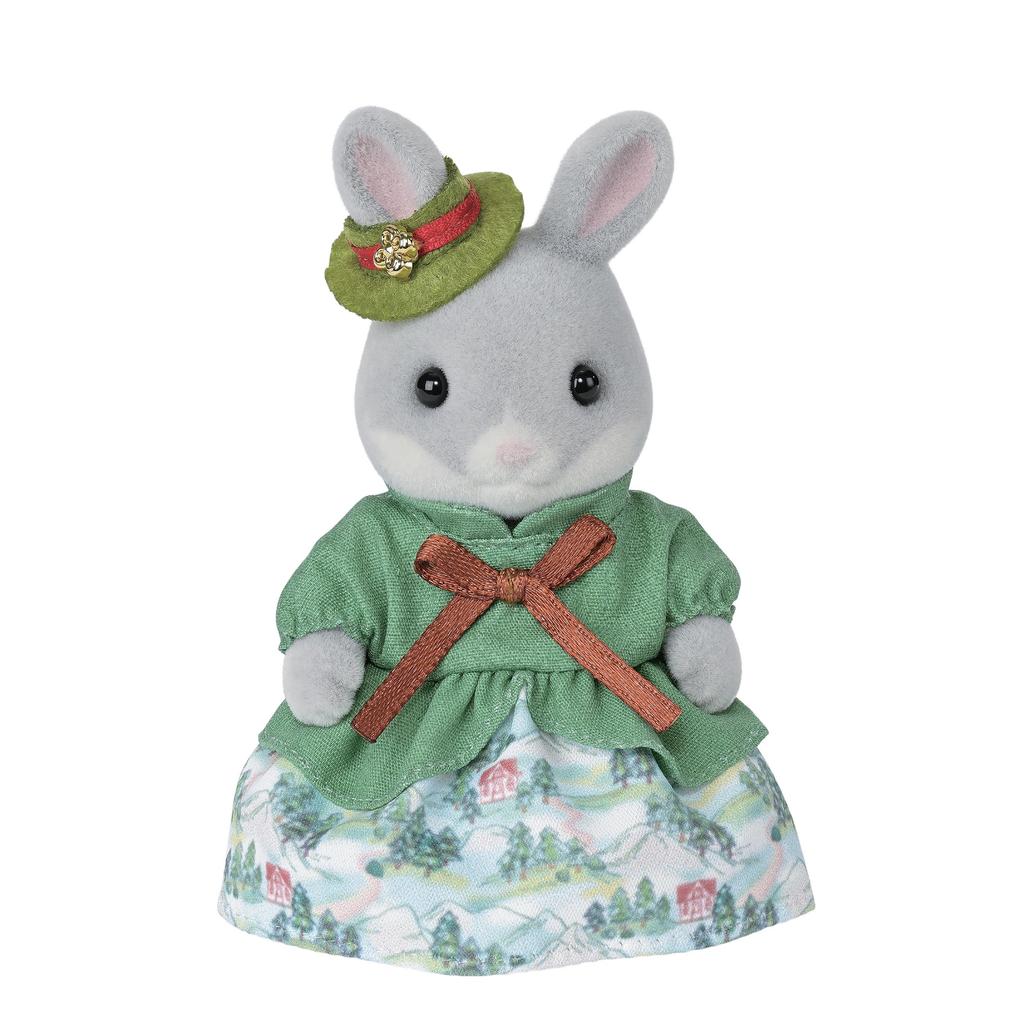 Набор кукол Sylvanian Families [Набор для празднования Семья Хлопковых Кроликов] C-81 Знак ST Возраст 3+ Игрушка Кукольный домик Sylvanian Families Epoch Co., Ltd.