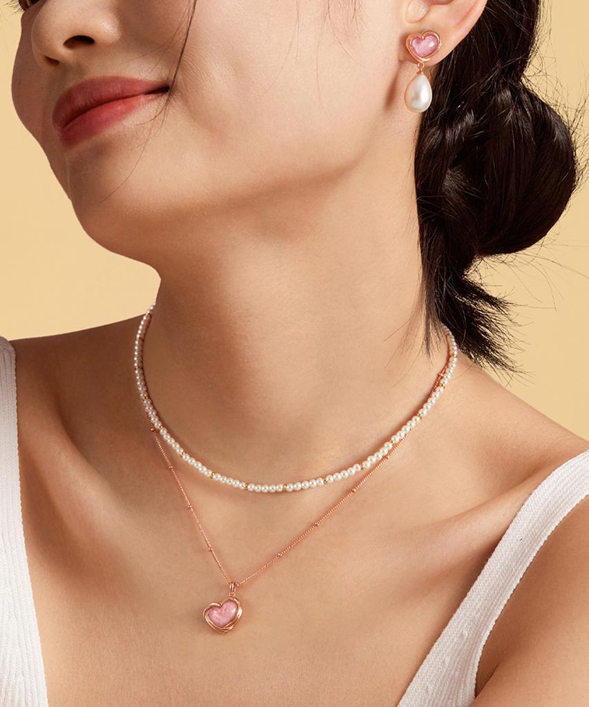 Lola Rose Печенье Сердце Женское Повседневное Жемчужное Ожерелье