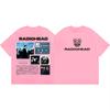 Summer Hot Sale Rock Band Radiohead Album Merch T Shirt Unisex Unisex Fashion Vintage Tshirts Breathable And Comfortable Clothes