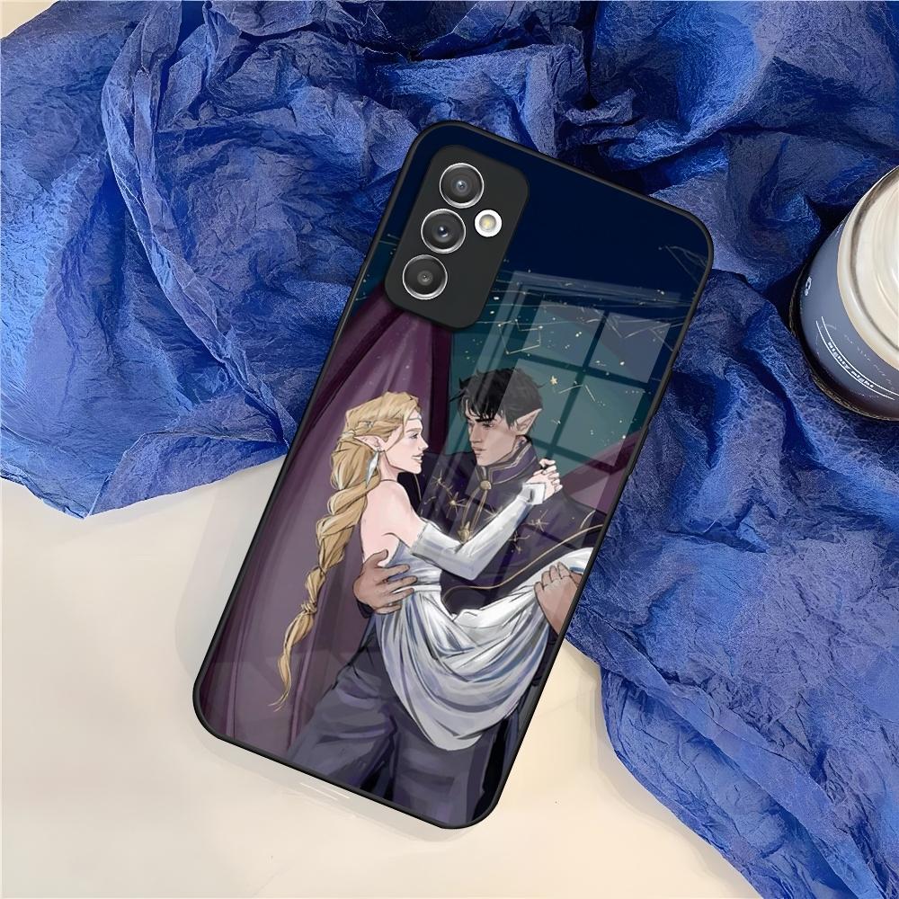 Чехол для телефона Acotar A Court of Mist and Fury для Samsung Galaxy S26 S25 S24 S30 S21 S23 S20 S22 Fe Pro Edge Ultra Plus стеклянный Чехол