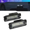 Для Vw Passat B6 CC Eos Golf 4 5 6 7 MK7 Polo Superb Seat Leon Altea 2 ШТ. Светодиодные фонари подсветки номерного знака в сборе с Canbus