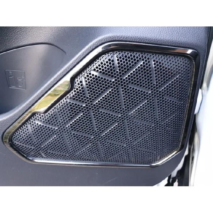 Speaker Cover Trim Side Door Stereo Bezel Ring Garnish for Toyota Rav4 Rav 4 Xa50 19RAV4 Car Accessories Parts