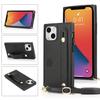 New Wristband Leather Crossbody Case for iPhone 15 14Plus 13 12 11 Pro Max XsMax for Samsung S23 S22 S21 S20 Ultra Plus Note20Ultra for Huawei P40 Pro