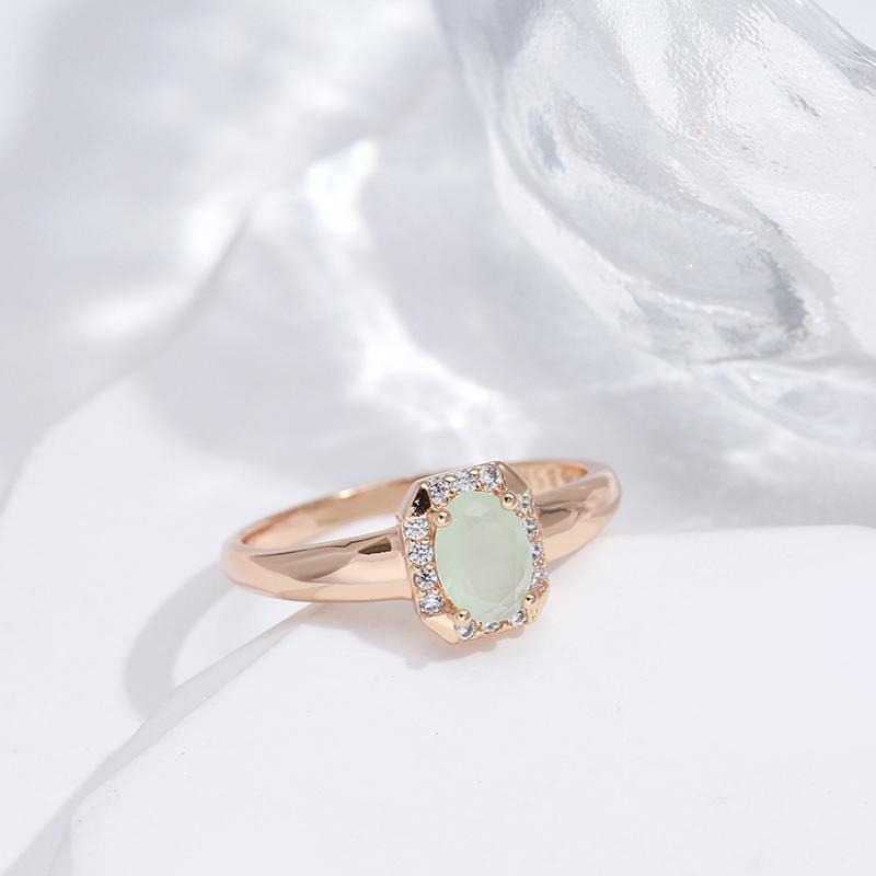 Овальные светло-зеленые квадратные женские кольца с цирконом, винтажные свадебные украшения для вечеринок