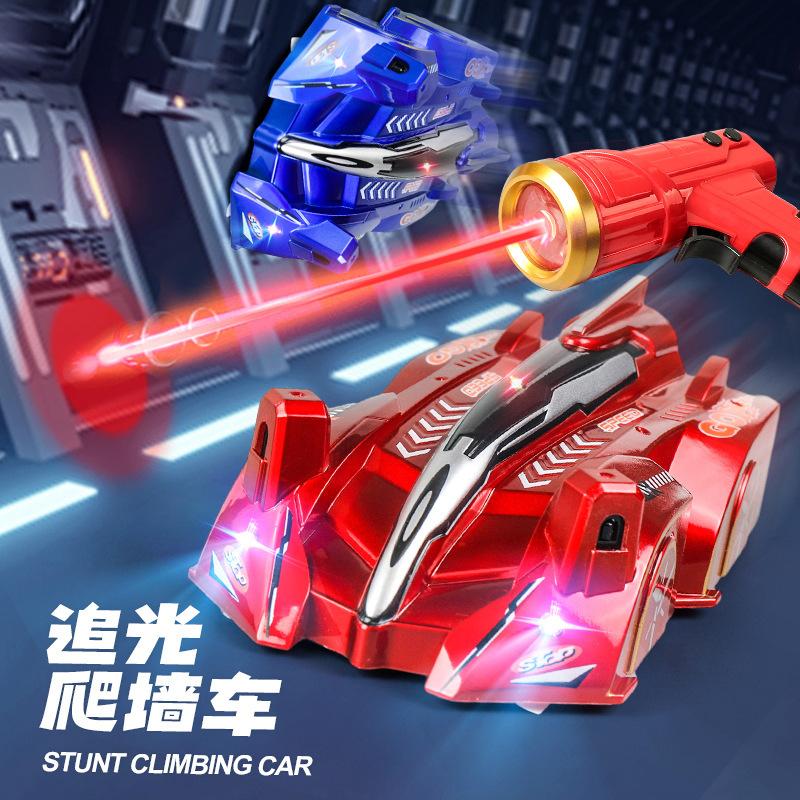 Двухрежимный световой автомобиль для скалолазания по стенам, лазерный автомобиль с дистанционным управлением, трюковая машина, детские игрушки Chenghai