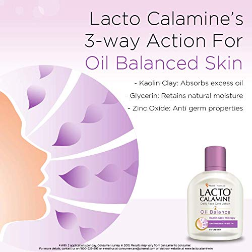 Lacto Calamine Лосьон для контроля жирности для жирной кожи, упаковка 30 мл, легкий увлажняющий крем для лица