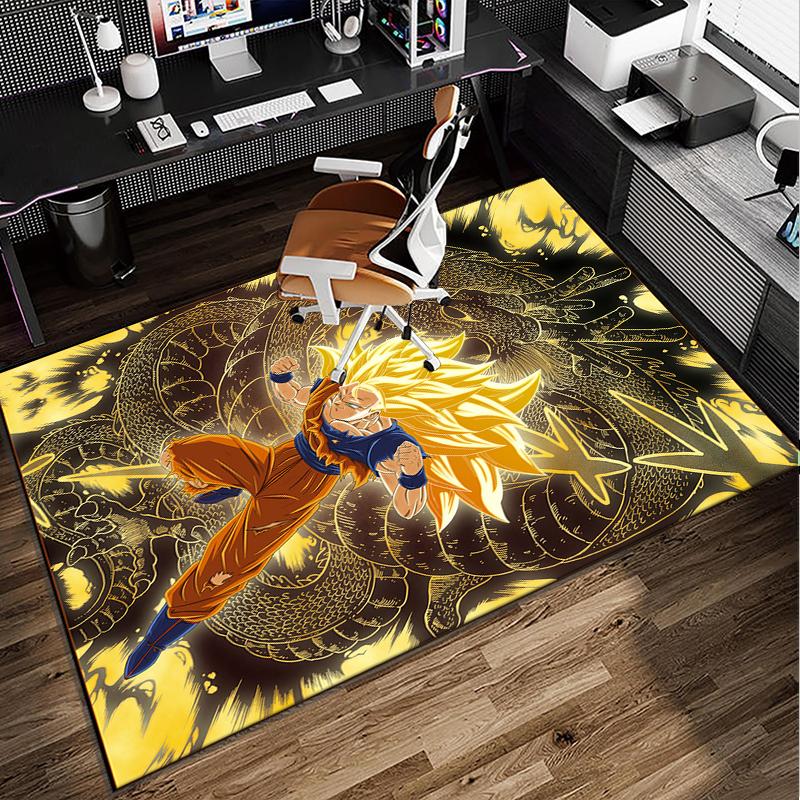 Dragon anime Artwork Office Rug Chair Mat, Game Carpet, Suitable for Front Door, Bedroom, Living Room, Desk, Holiday Gift