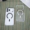 Подходит для чехла Apple iPhone 16 17promax Магнитный Magsafe Прозрачный 15p