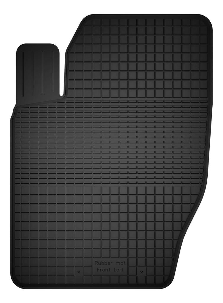 Universal rubber driver's mat, for: Peugeot 307 hatchback, estate, SW (2001-2009)