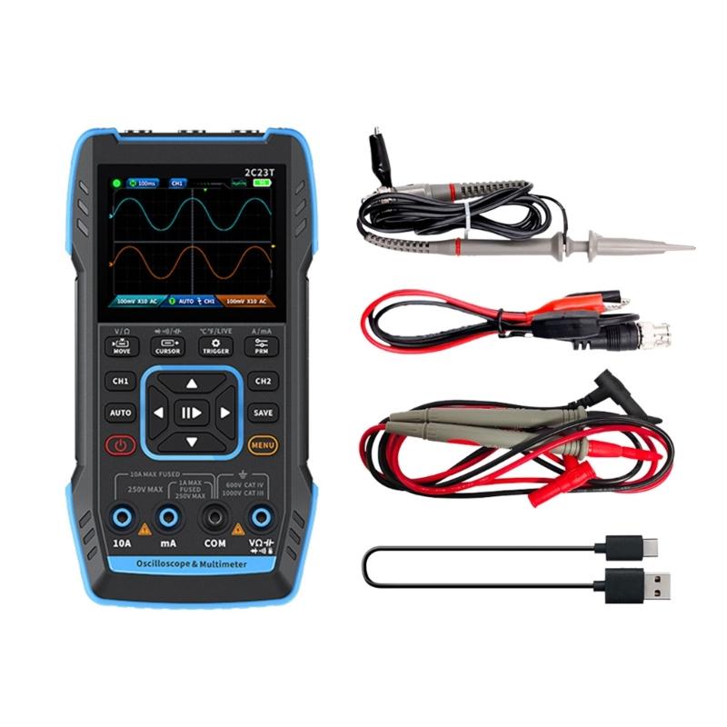 Компактный и практичный цифровой осциллограф-мультиметр 3 в 1 для профессионалов и любителей технического обслуживания автомобилей