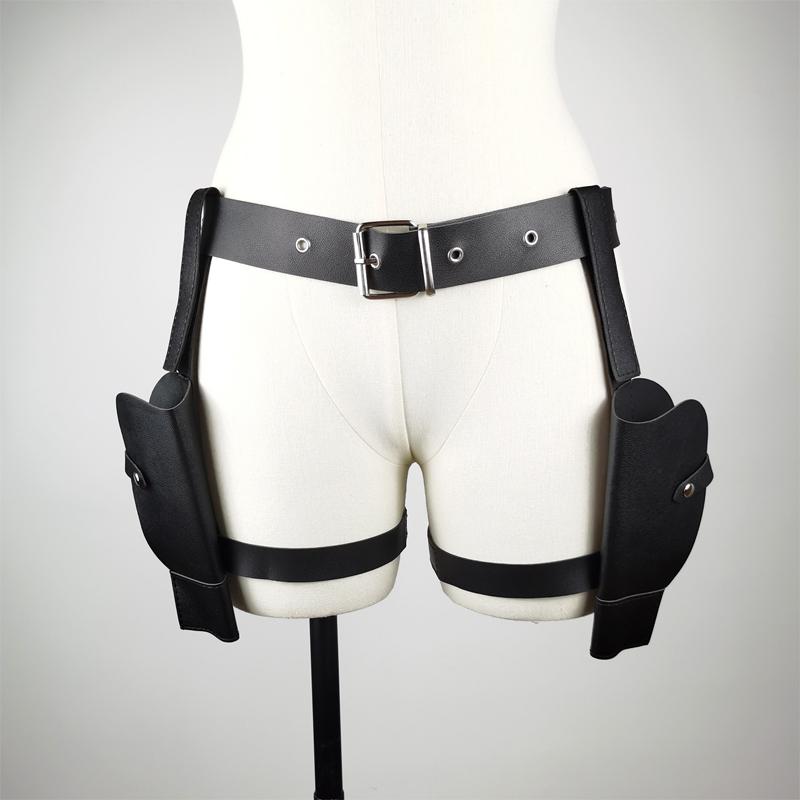 Xiaomi Couverture de taille en cuir PU, tendance, Style Cowboy occidental, ceinture décorative, accessoires de jeu de rôle Cosplay, disponibles pour