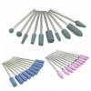 10pcs/set Stone Grinder Polisher Burs 2.35mm Shank For Contouring Shaping Porcelain Nail Rotary Stone Polisher Nail Accessory Mill Tools