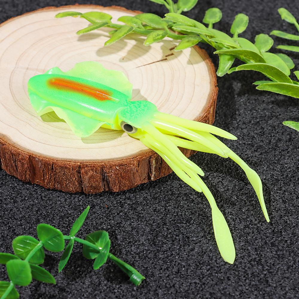 1Pcs 5 Color 10/12/15cm Fishing Tackle Fishing Lure Artificial Lures Squid Baits Soft Bait