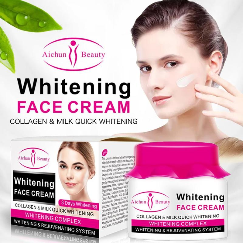 80ml Aichun Fashion Collagen Milk Face Cream for Face Moisturizer Nourishing Whitening Cream Face Skin Care Korean