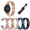 Браслет с бриллиантами на ремешке 20 мм 22 мм для Samsung Galaxy Active S3 huami amazfit Huawei GT2 Garmin ремешок для часов Vivoactive 4/4S/3/Venu 2 1 2S/SQ/Vivomove HR